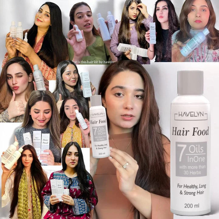 ✨ Havelyn Hair Food Oil | 100% Herbal Formula to Stop Hair Fall, Boost Growth & Add Shine Naturally