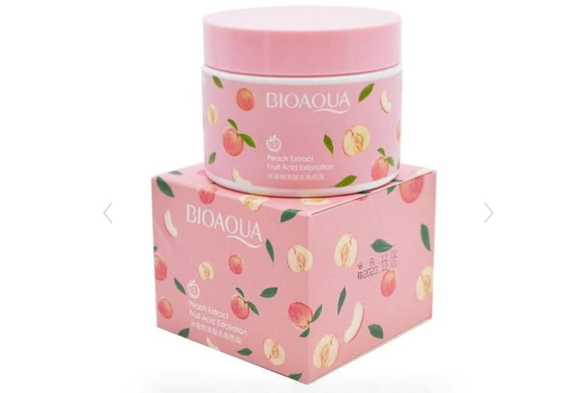 BIOAQUA Peach Exfoliating Gel β Gentle Face Cream for Glowing, Smooth & Fresh Skin