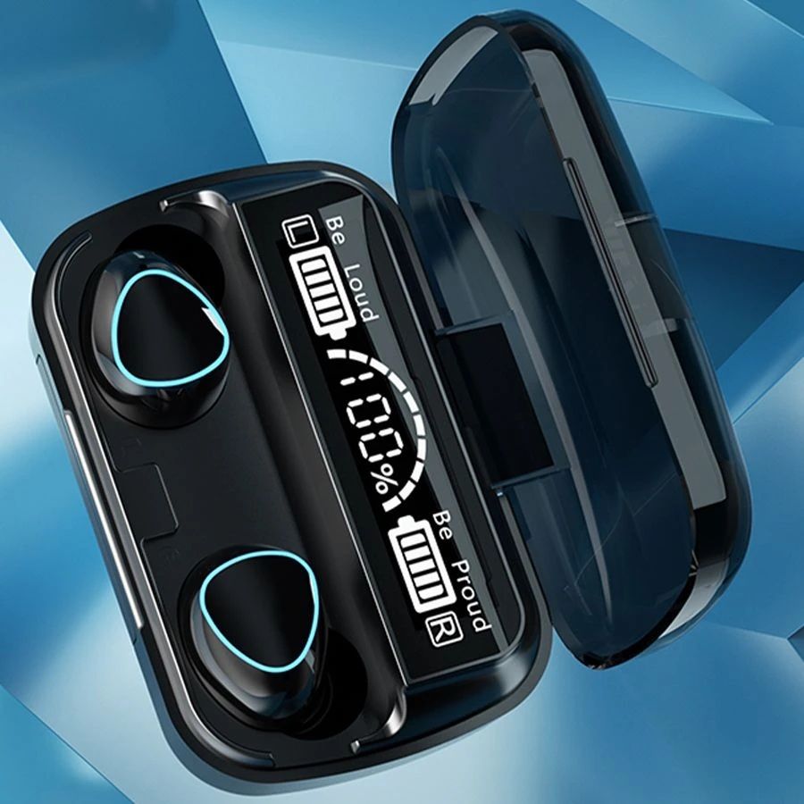 M10 TWS Wireless Earbuds β Bluetooth 5.1 Headphones with Touch Control, Waterproof Design & 9D HiFi Sound