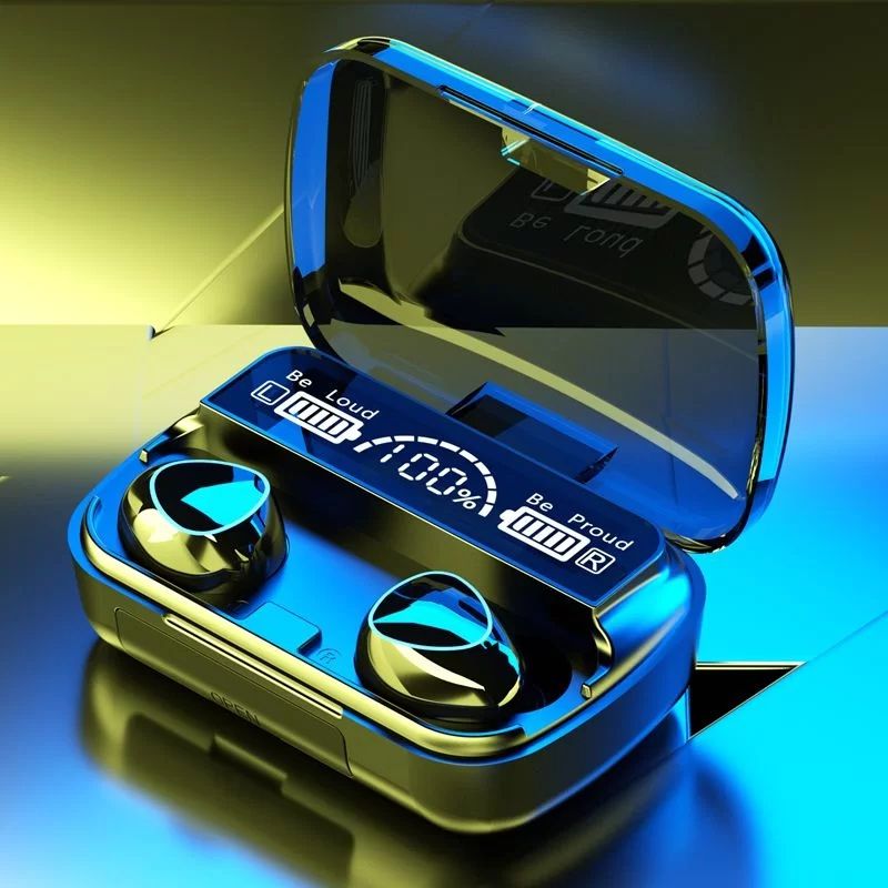 M10 TWS Wireless Earbuds β Bluetooth 5.1 Headphones with Touch Control, Waterproof Design & 9D HiFi Sound
