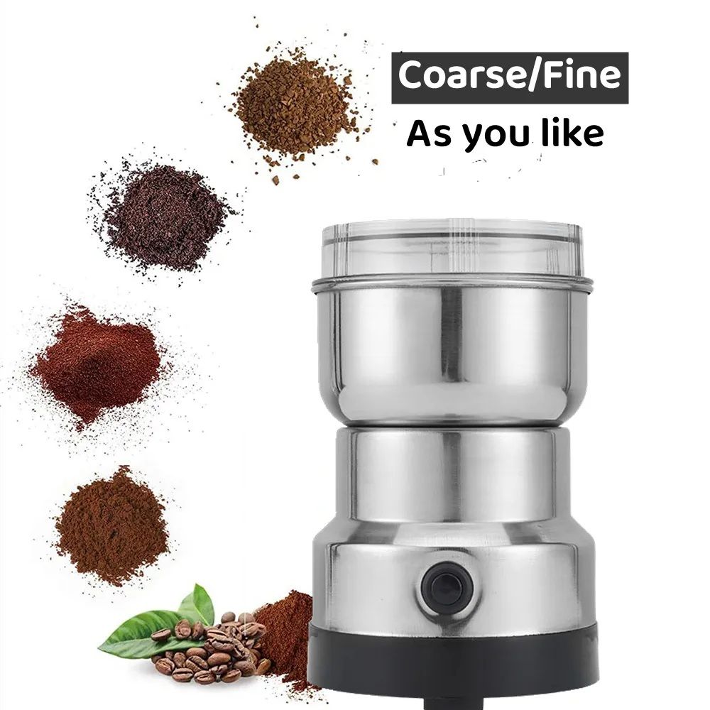 RAF Mini Electric Grinder β Powerful Stainless Steel Coffee & Spice Grinder Machine (220V)