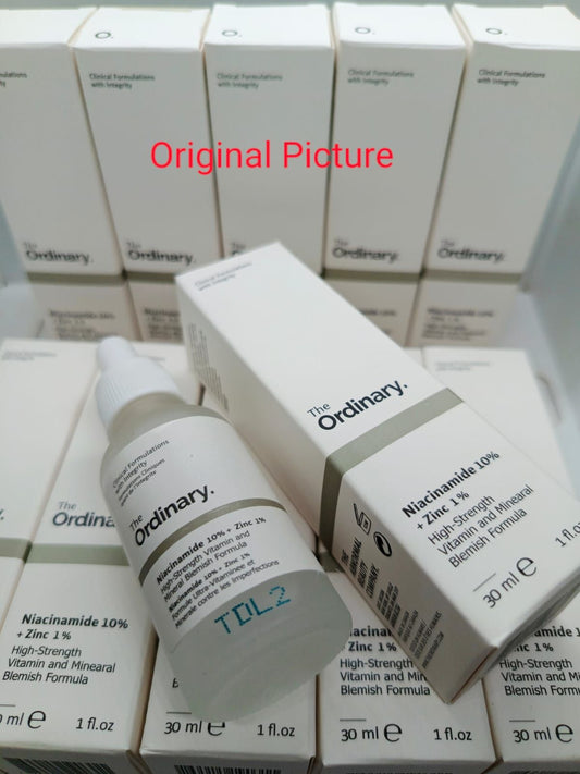 The Ordinary Niacinamide 10% + Zinc 1% (30ml) – Clear, Bright & Acne-Free Skin | Authentic with Batch Code