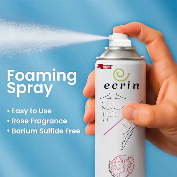 Ecrin Hair Removal Foaming Spray – Advanced Formula for Smooth, Silky Skin (200ml)